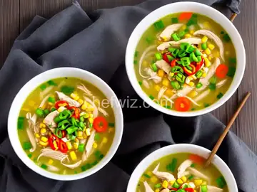 Asian Chicken and Corn Soup