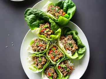 Asian Roll Lettuce Wrap