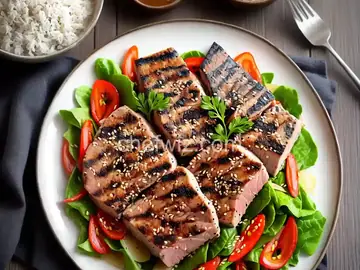 Asian Sesame Seared or Grilled Tuna (Gluten Free)