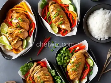Asian Style Paper Wrapped Chicken