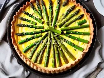 Asparagus and Cheese Tart