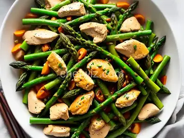 Asparagus and Chicken Stir-fry