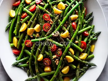 Asparagus and Green Bean Salad