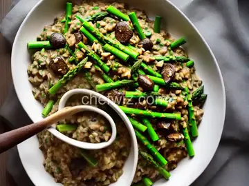 Asparagus and Morel Risotto
