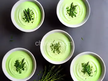 Asparagus and Tarragon Velouté (Dairy-Free Creamy Asparagus Soup) Recipe