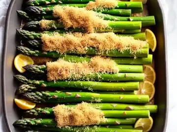 Asparagus with Parmesan Crust