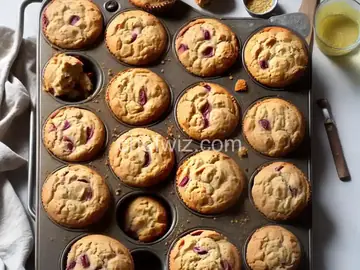 Aunt Norma's Rhubarb Muffins