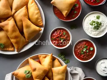 Authentic Indian Vegetarian Samosas