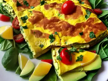 Avocado Greek Omelet