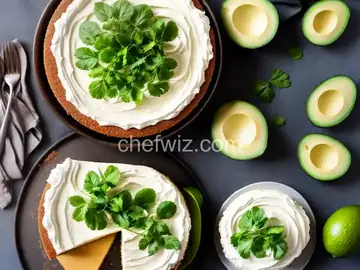 Avocado Lime Cheesecake