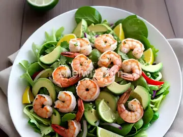 Avocado-Lime Shrimp Salad (Ensalada de Camarones con Aguacate y Limon)