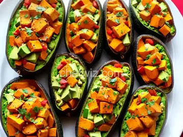 Avocado Stuffed Yams