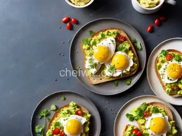 Avocado Toast with Creamy Soft Scrambled Egg