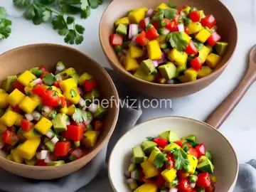 Avocado, Tomato and Mango Salsa