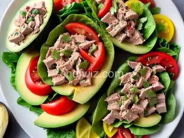 Avocado, Tuna, and Tomato Salad