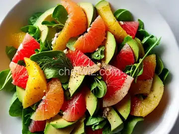 Avocado and Grapefruit Salad