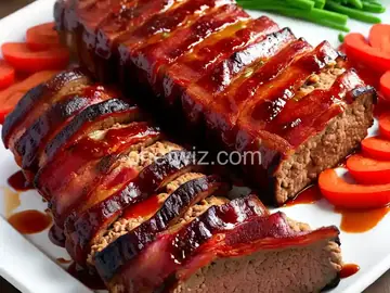 BBQ Bacon-Wrapped Meatloaf