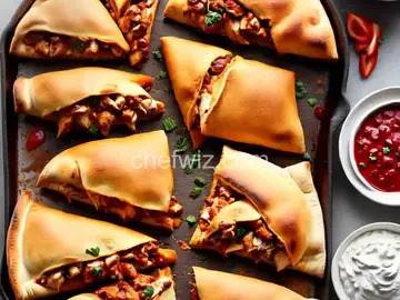 BBQ Chicken Calzones