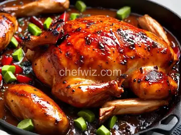 BBQ Glazed Half Chicken