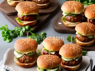 BBQ Meatball Sliders