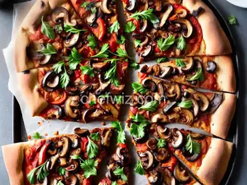 BBQ Mushroom Pizza