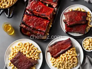 BBQ Ribs with Killer Mac and Cheese
