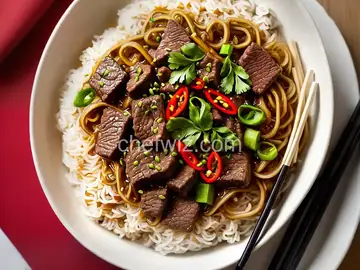 BEEF CHOWFAN (chowking-ish)