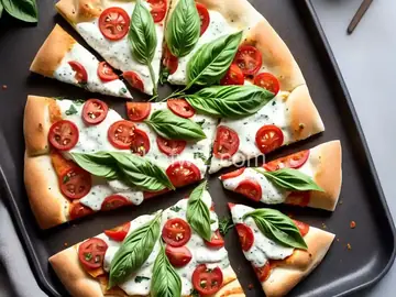 BLAT Pizza with Basil Mayo