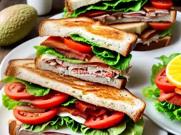 BLT Turkey Club With Avocado