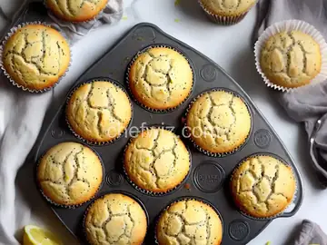 Babs' Lemon Poppy Seed Muffins