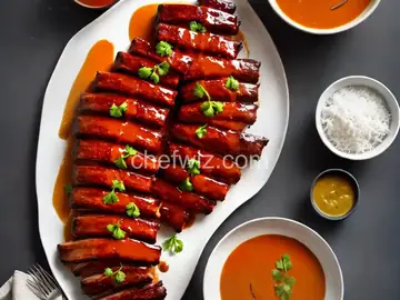 Baby Back Ribs with Papaya Sauce