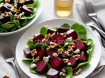 Baby Beet Salad with Walnuts