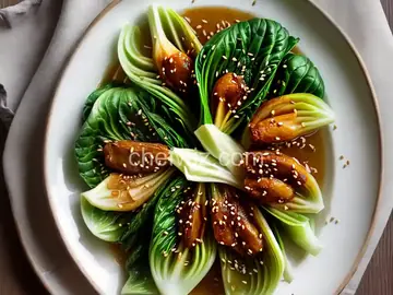 Baby Bok Choy with Oyster Sauce