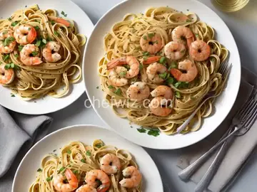 Baby Shrimp Scampi and Angel Hair Pasta