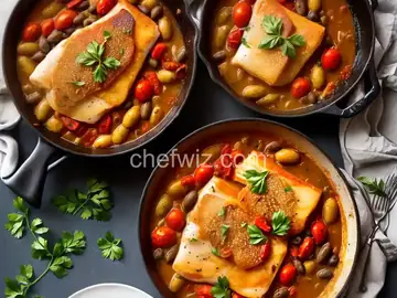 Baccalà alla Napoletana (Neapolitan-Style Braised Salt Cod With Tomatoes, Olives, and Capers)