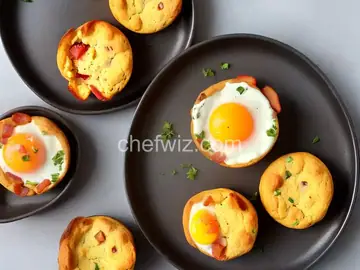 Bacon & Egg Biscuit Cups