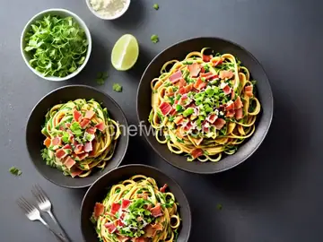 Bacon Avocado Pasta