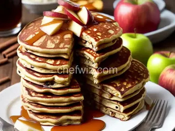 Bacon Bourbon Apple Pancakes