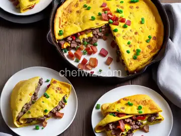 Bacon Cheeseburger Omelet