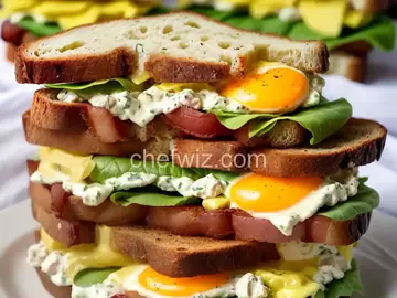 Bacon Dijon Egg Salad Sandwich