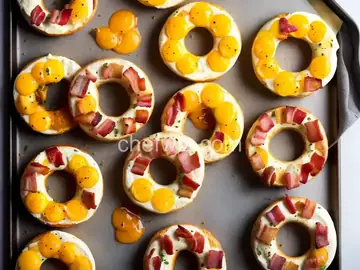 Bacon, Egg and Cheese Bagels