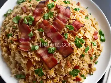 Bacon, Rice and Vermicelli Pilaf