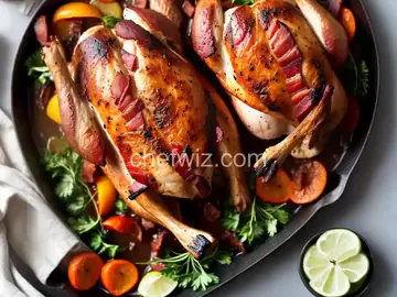 Bacon Roasted Chicken