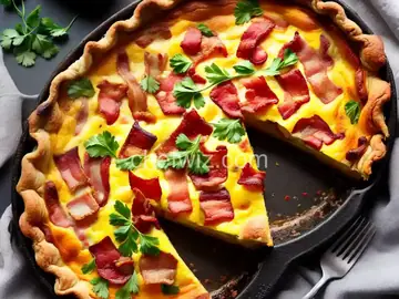 Bacon Rose Quiche