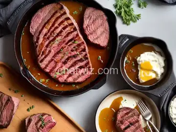 Bacon Steak with Caramelized Butter