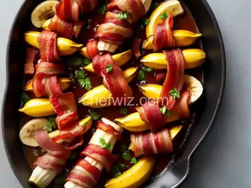 Bacon Wrapped Bananas
