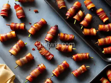 Bacon-Wrapped Dates Stuffed with Blue Cheese