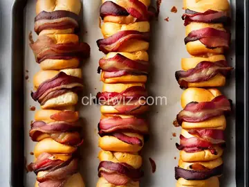 Bacon-Wrapped Double Dogs