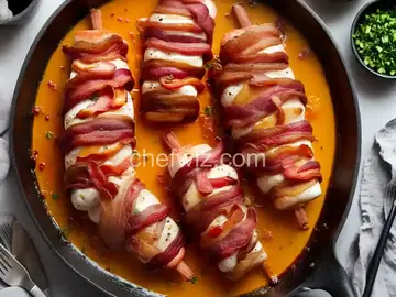 Bacon-Wrapped Halibut