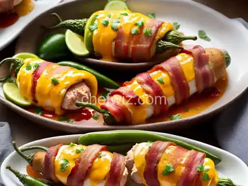 Bacon-Wrapped Jalapeño Popper Chicken